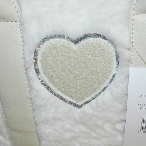 BETSEY JOHNSON LUV BETSEY FAUX FUR LBJODIE SATCHEL HANDBAG 🆕FAST😮💨⚡🚚 - Picture 2 of 16